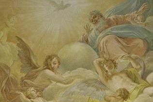 photo: Staatliche Schlösser und Gärten Baden-Württemberg, Andrea Rachele Ceiling painting inside the palace chapel of Solitude Palace