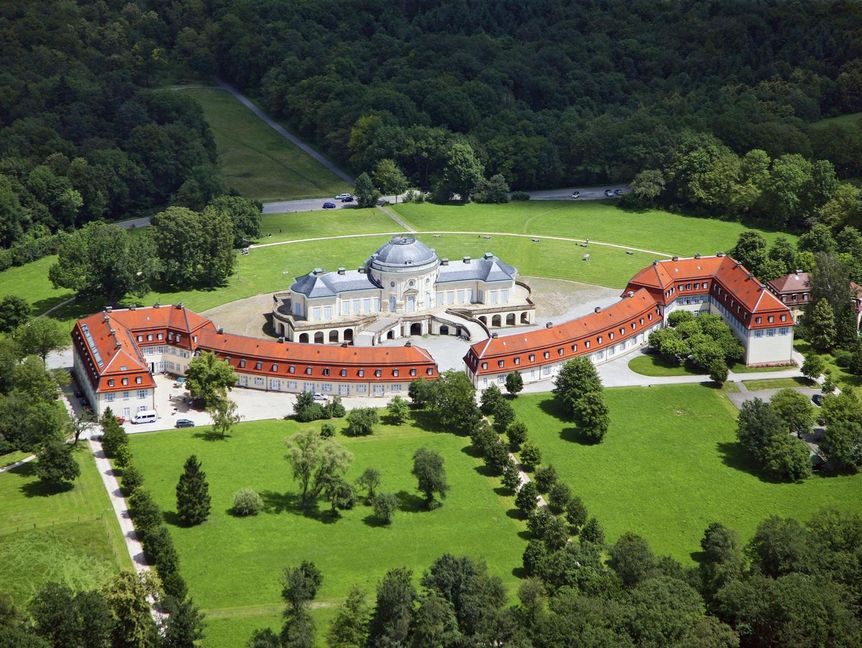 Schloss Solitude von oben