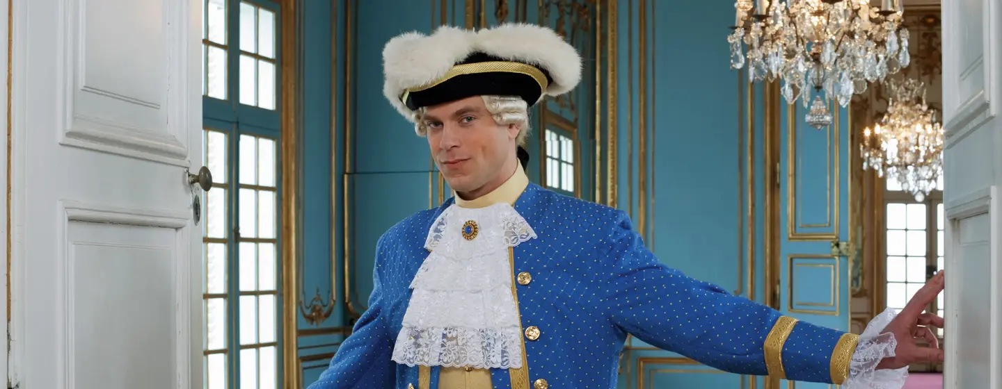 Foto: Staatliche Schlösser und Gärten Baden-Württemberg, Niels Schubert Schloss Solitude, Kostümführer im Schloss